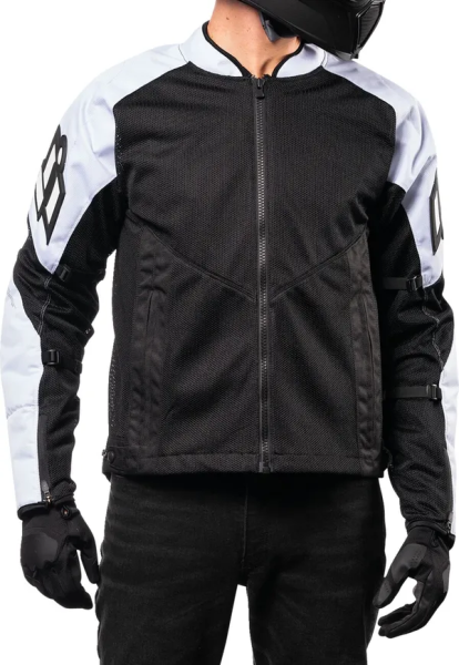 Geaca Textil Icon Mesh AF White-8
