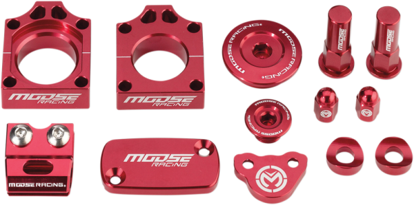 Bling Pack Kit Red, Anodized, 1, nordicamoto.ro