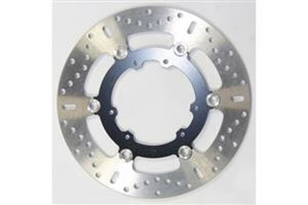 Floating Brake Rotor Blue, Silver, Stainless Steel, Zinc, 1, nordicamoto.ro