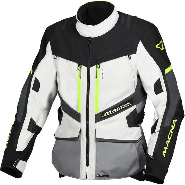 Geaca textil impermeabila touring/adventure MACNA DOMANE Negru/Gri deschis/Albastru XXL, 4, nordicamoto.ro