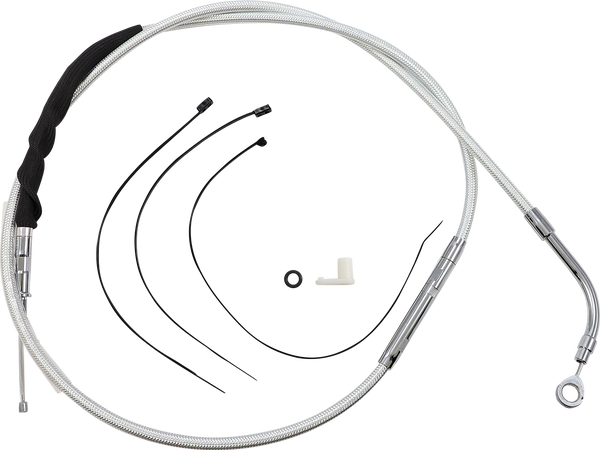 High-efficiency Braided Sterling Chromite Ii® Clutch Cable Silver, 1, nordicamoto.ro