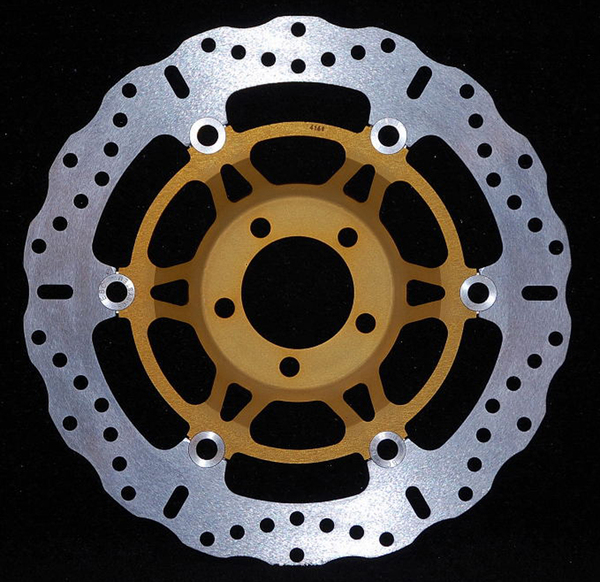Contour X Series Brake Rotor Gold, Silver, Stainless Steel, 1, nordicamoto.ro