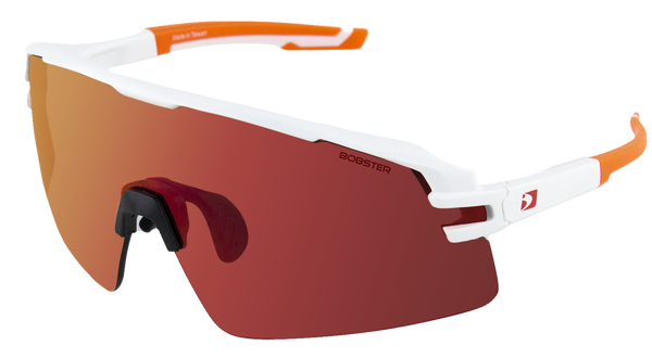 Flash Sunglasses White, Orange, 1, nordicamoto.ro