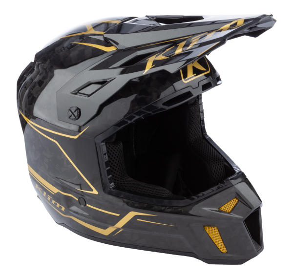 Casca Snowmobil Klim F3 Carbon Pro ECE Ascent Black - Asphalt-19