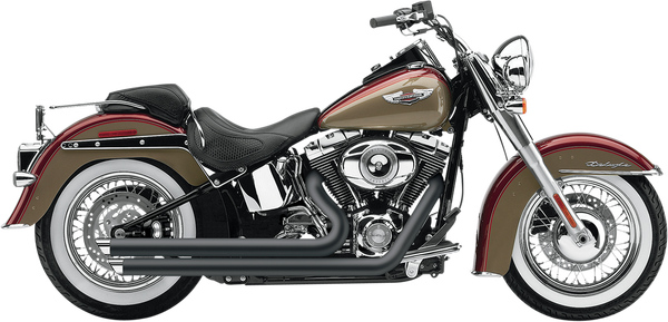 Speedster Slashdown Exhaust System Black, 1, nordicamoto.ro