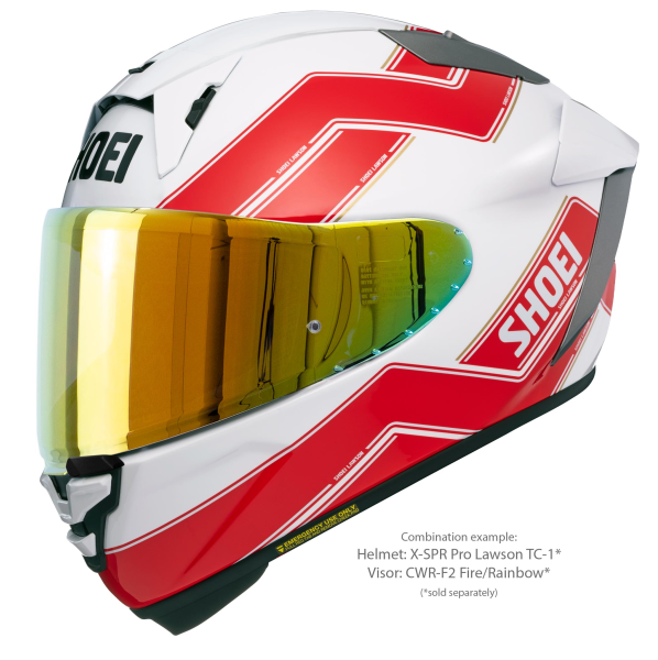 Casca Integrala SHOEI X-SPR PRO LAWSON TC-1 Rosu/Alb XS, 3, nordicamoto.ro