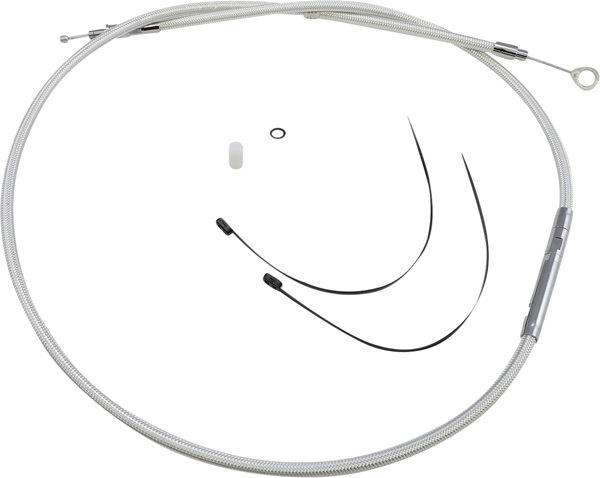 High-efficiency Braided Sterling Chromite Ii® Clutch Cable Silver, 2, nordicamoto.ro