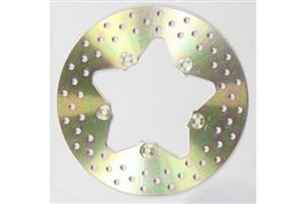 Round Hpsr Solid Brake Rotor Gold, Zinc, 1, nordicamoto.ro