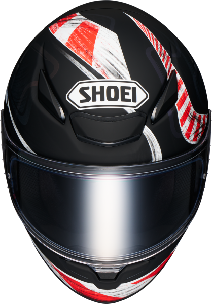 Casca integrala SHOEI NXR2 KNEE DOWN TC-5 Negru/Rosu/Alb Mat XXL-8