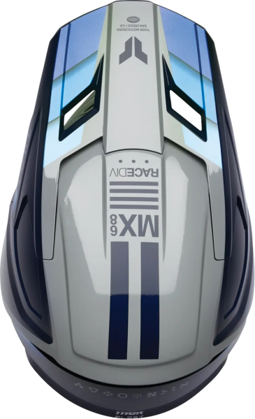 Casca Copii Thor Fleet Defy Gri/Albastru/Negru M-0