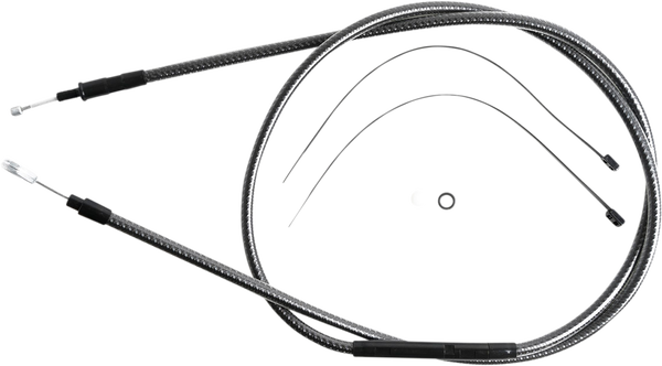 High-efficiency Polished Karbonfibr Clutch Cable Silver, 1, nordicamoto.ro