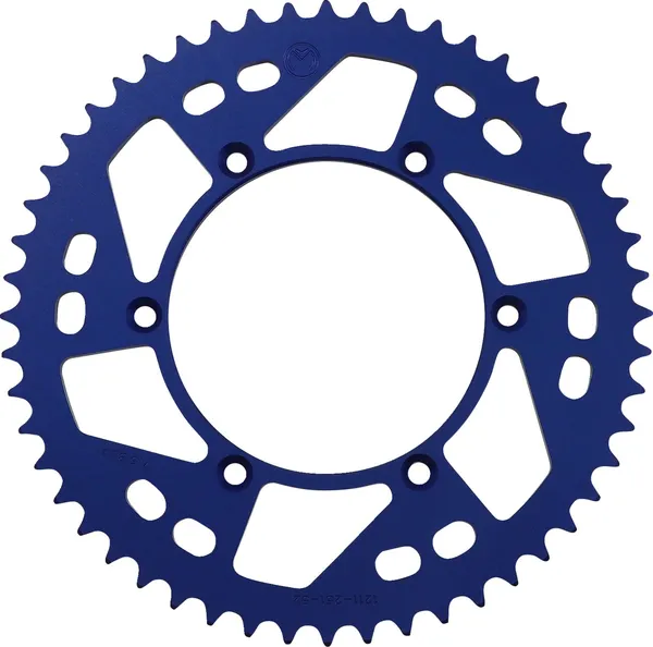 MOOSE RACING Rear Aluminum Sprocket Blue -0