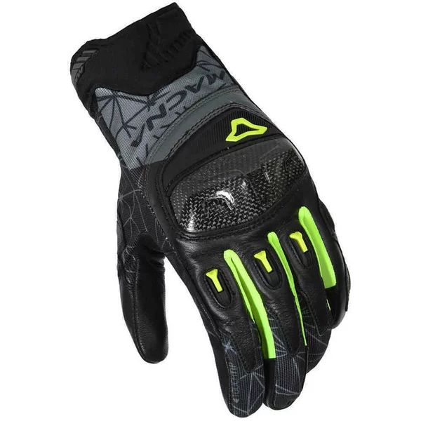 Manusi de piele vara MACNA ROCCO XL Rosu/Alb, 5, nordicamoto.ro