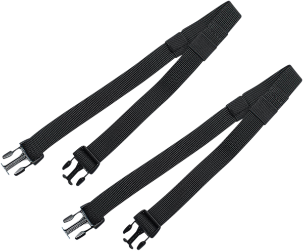 Tie-down Strap Set For Tail Bags Black