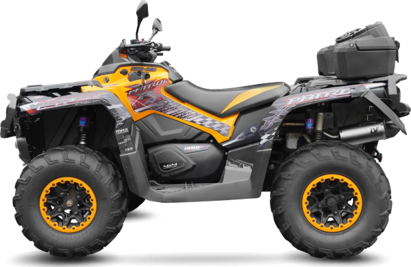 Tobă de eșapament LeoVince LV One Evo Slip-On pentru Can-Am Outlander 1000 G2 2012-2024, 2, nordicamoto.ro