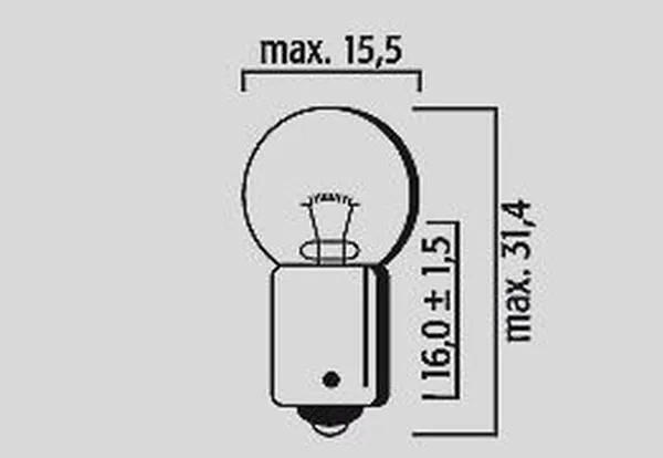 Replacement Bulb 12v-4w Clear -0