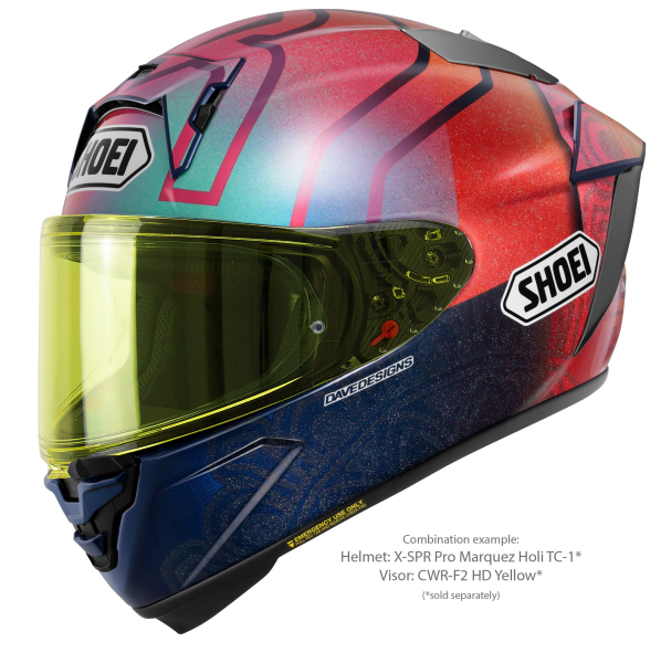 Casca integrala SHOEI X-SPR PRO Marquez Holi TC-1 LTD. Albastru/Rosu XXL-0