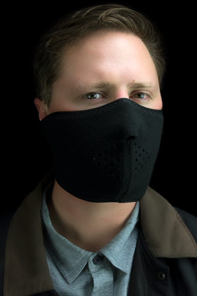 Neoprene Half Mask Black, 1, nordicamoto.ro