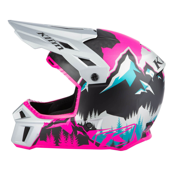 Casca Snowmobil Klim F3 Carbon ECE Wraith-47