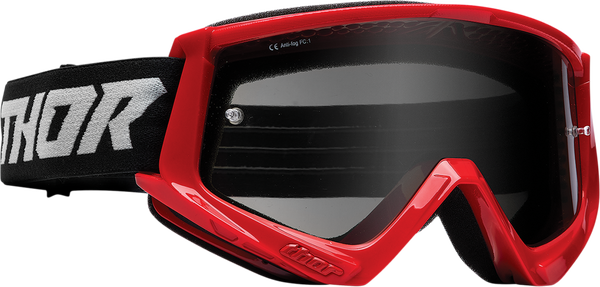 Combat Sand Racer Goggles Red, Gray 