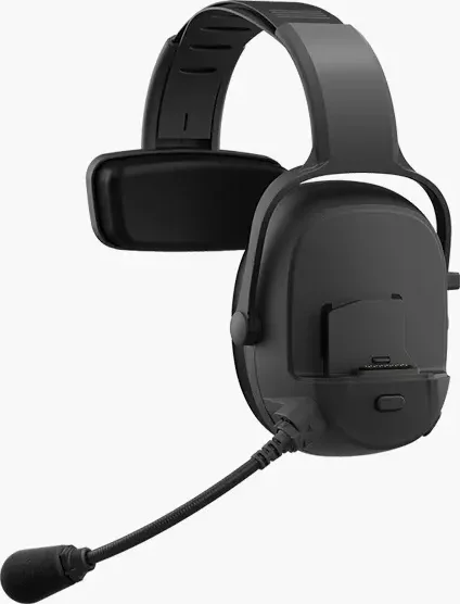 Single Ear Headphone For 50s Black -0