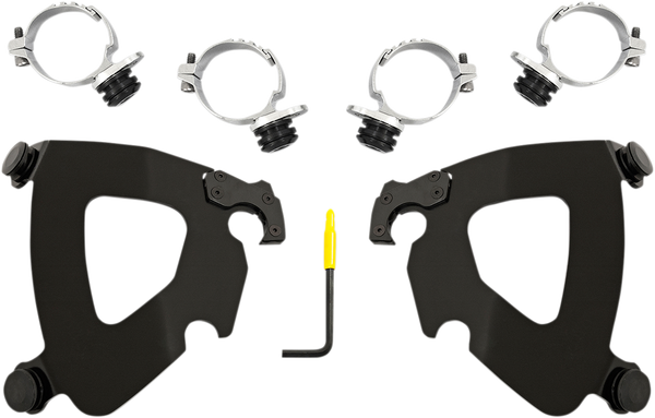 Gauntlet Fairing Trigger-lock Hardware Kit Black, 1, nordicamoto.ro