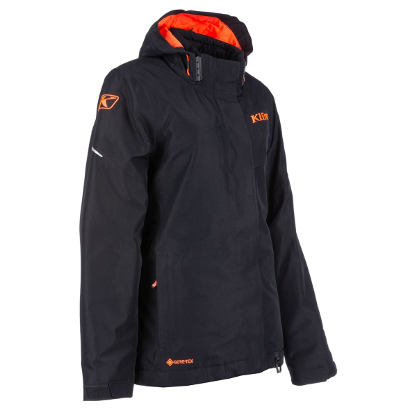 Geaca Dama Snowmobil Klim Allure Insulated Black - Fiery Coral-12