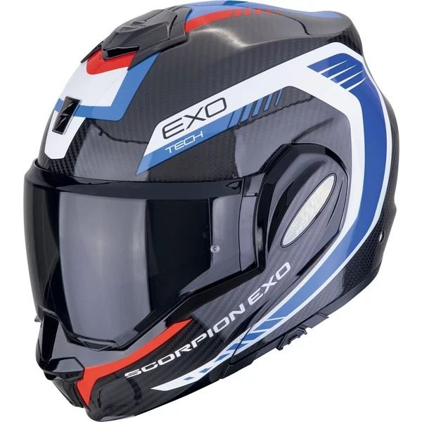 Casca modulara flip-back SCORPION EXO-TECH EVO CARBON COSY S Negru mat/Portocaliu, 9, nordicamoto.ro