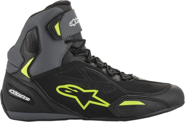Ghete Alpinestars Faster-3 Drystar Black/Gray/Yellow-0
