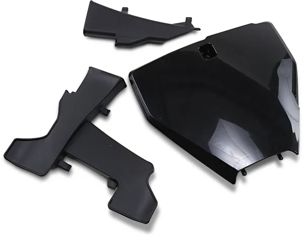 Replacement Front Number Plate Black-0
