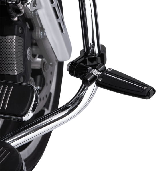 Engine Guard Highway Peg Hingeless Mounting Clamp Kit Black Standard, 1, nordicamoto.ro