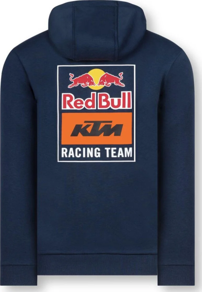 Hanorac cu glugă și fermoar cu logo RB KTM, 2, nordicamoto.ro