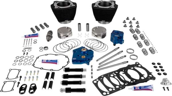 Engine Performance Kit Non-Highlighted Fins-Wrinkle Black, 1, nordicamoto.ro