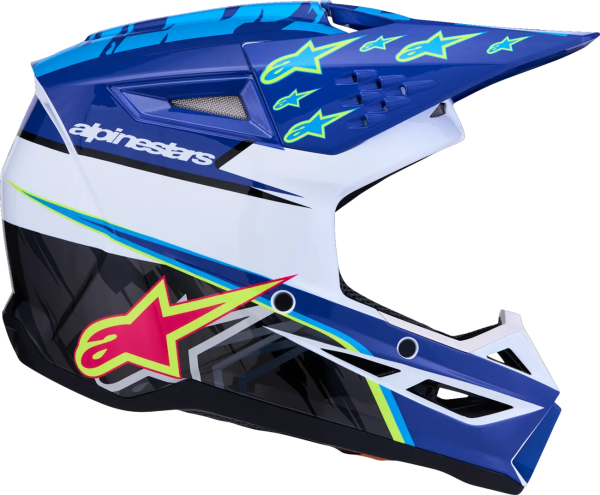 Casca Copii Alpinestars SM3 Falcon Albastru/Negru/Roz S, 2, nordicamoto.ro