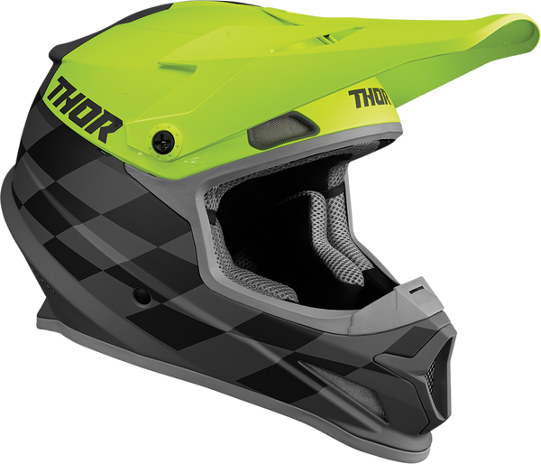 Casca Thor Sector Birdrock Fluorescent Yellow/Gray/Matte 2XL, 5, nordicamoto.ro