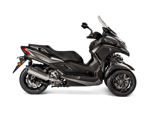 Slip-on Line Muffler Scooter Black, Carbon Fiber-5