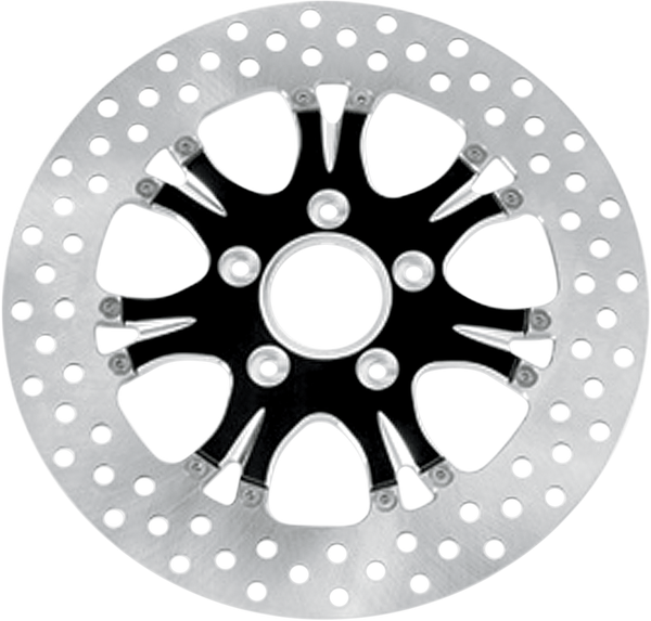 Two-piece Brake Rotor Black, Silver, Matte, 4, nordicamoto.ro