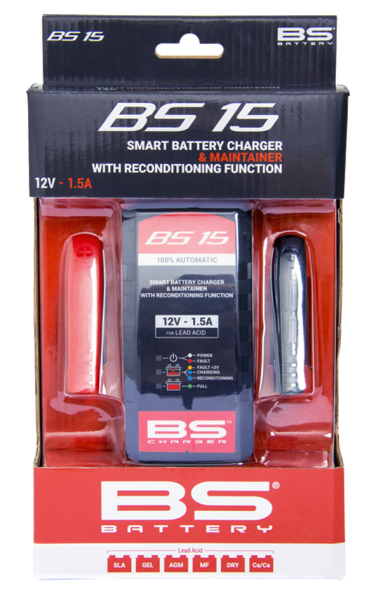 Smart Battery Charger & Maintainer With Reconditioning Function Black -2