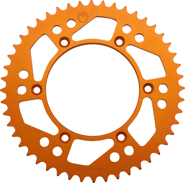 MOOSE RACING Rear Aluminum Sprocket Orange, 4, nordicamoto.ro