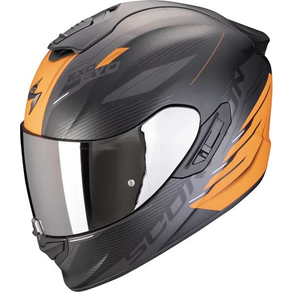 Casca integrala SCORPION EXO-1400 EVO II AIR LUMA Negru / Alb M, 3, nordicamoto.ro