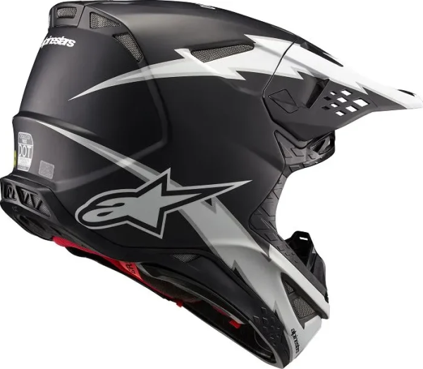 Casca Alpinestars Supertech M10 Ampress Black/White-0
