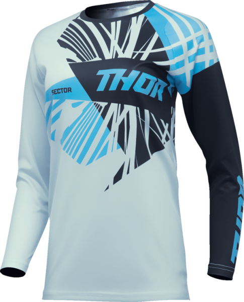 Tricou Dama Thor Sector Split Black/Blue-bca723846bac2fffe50962b09a6d5be6.webp