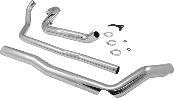 True Dual Headpipes Chrome, 2, nordicamoto.ro