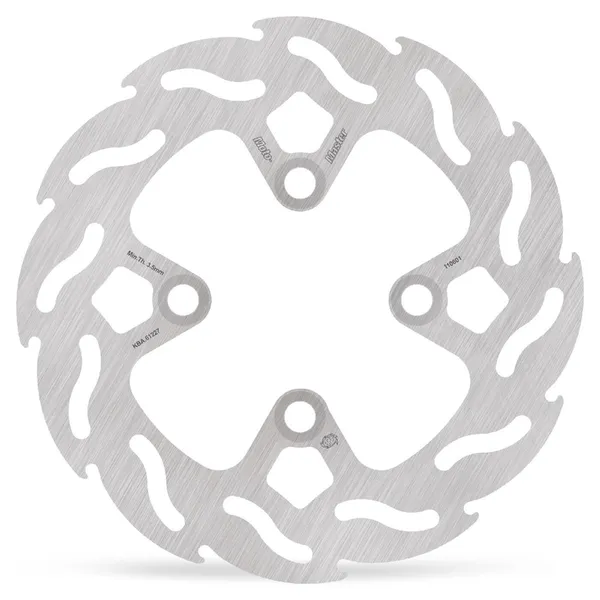 Flame Series Fixed Rotor Silver, Stainless Steel-0