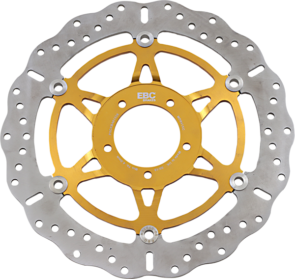 Pro-lite Xc Contour Brake Rotor Aluminum, Gold, Silver, 1, nordicamoto.ro