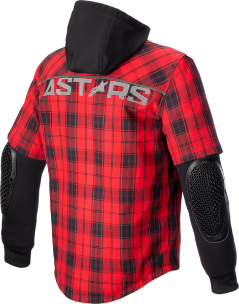 Geaca/Camasa Moto Alpinestars Tartan Red-2