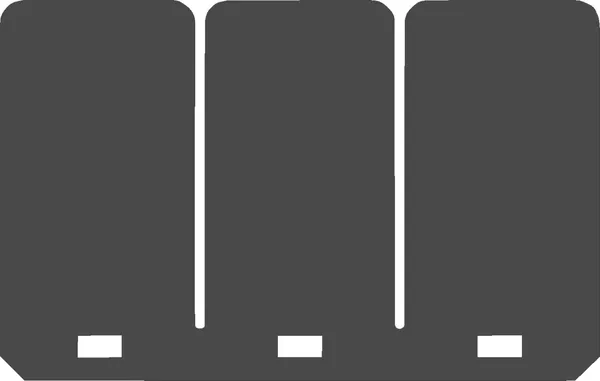 Replacement V-force 3 Reed Petal Set Black 