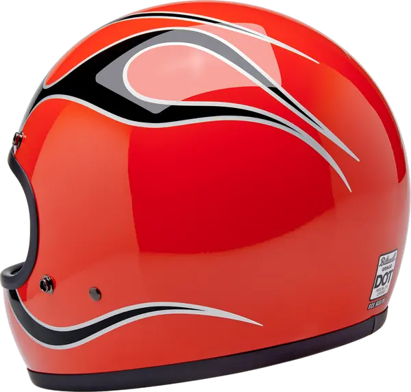 Gringo Flames Helmet Orange  XS, 4, nordicamoto.ro