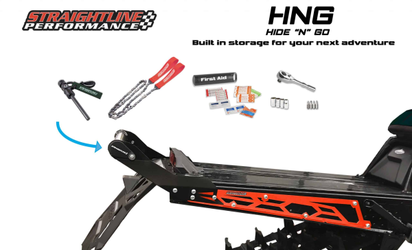 Bara spate SPI Hide'N"Go Polaris Matryx 155" Negru-0