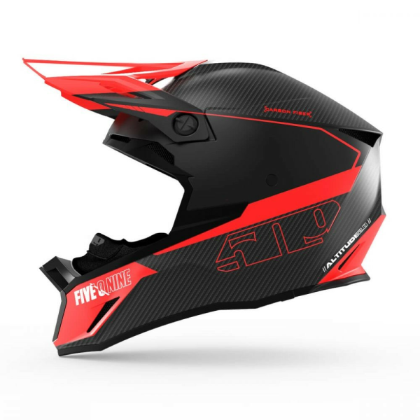 Casca Snowmobil 509 Altitude 2.0 Pro Carbon Fiber (ECE) Racing Red-0